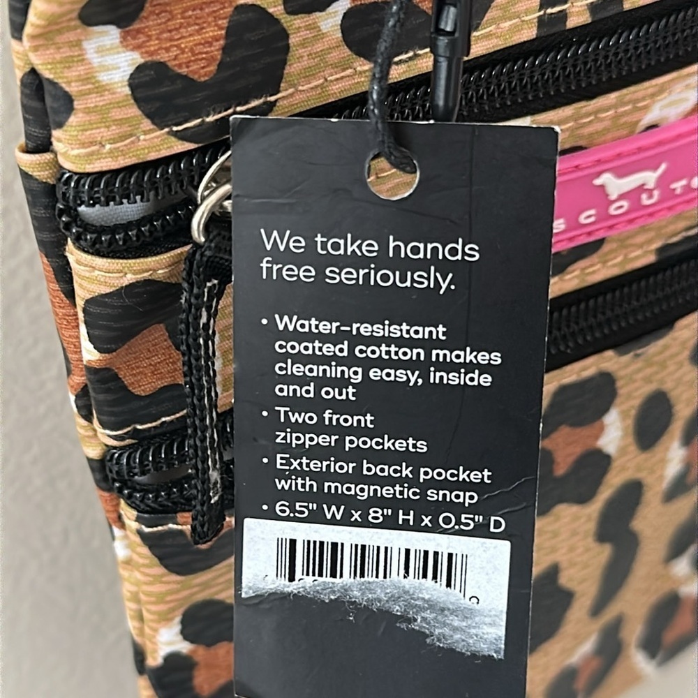 Scout Sally Go Lightly Crossbody Bag Leopard Print NWT Chic Travel Vacation Boho - Picture 10 of 10